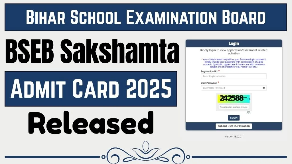 BSEB Sakshamta Admit Card 2025