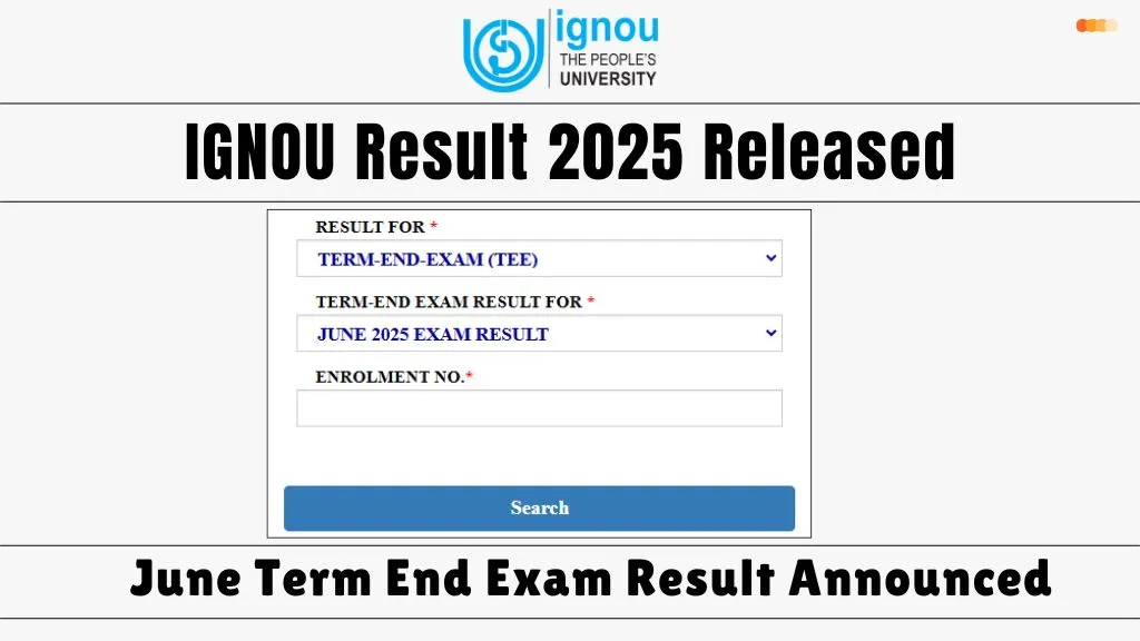 IGNOU Result June 2025